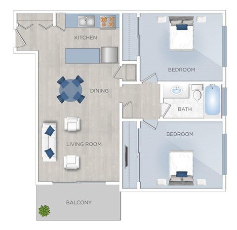 Two Bedroom Apartments in West Los Angeles, CA - Del Rio Apartments